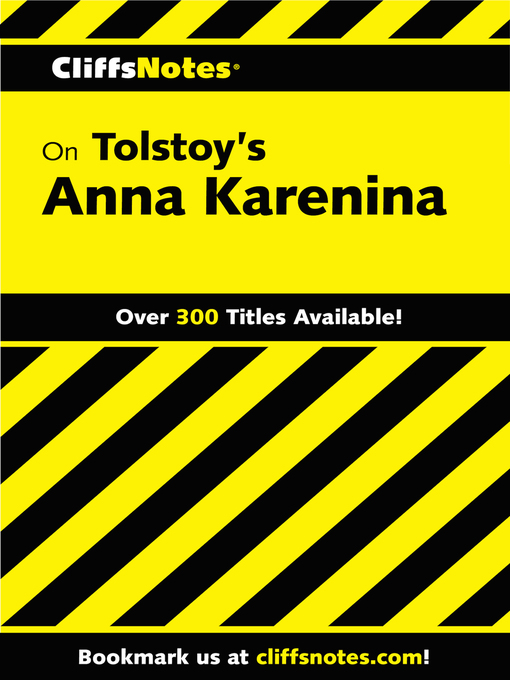 Title details for CliffsNotes on Tolstoy's Anna Karenina by Marianne Sturman - Wait list